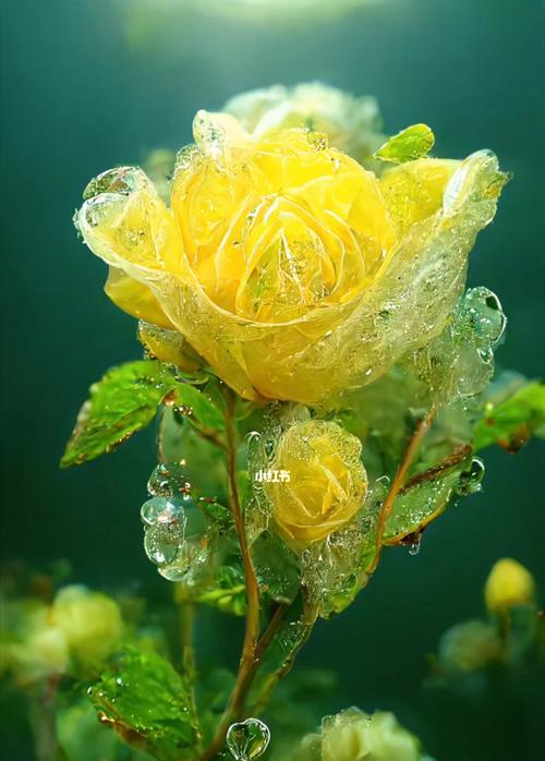 黄玫瑰（传递温暖与快乐的花朵）