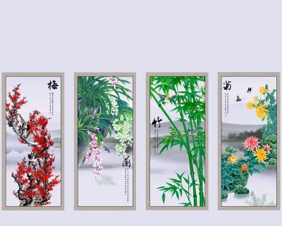 梅兰竹菊的象征意义（四季常青的寓意和与人生的共鸣）