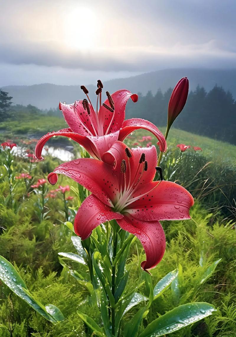 百合缀化的花语含义是什么？
