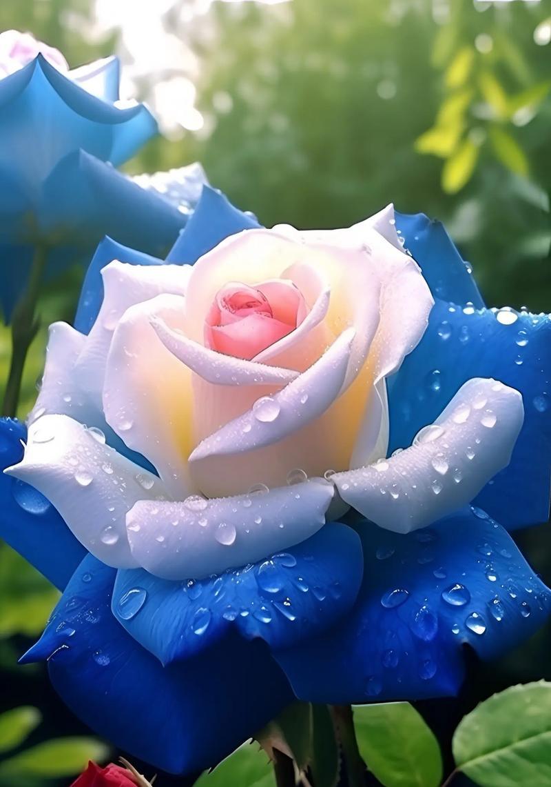 白加浅蓝玫瑰的花语是什么？它代表了什么意义？