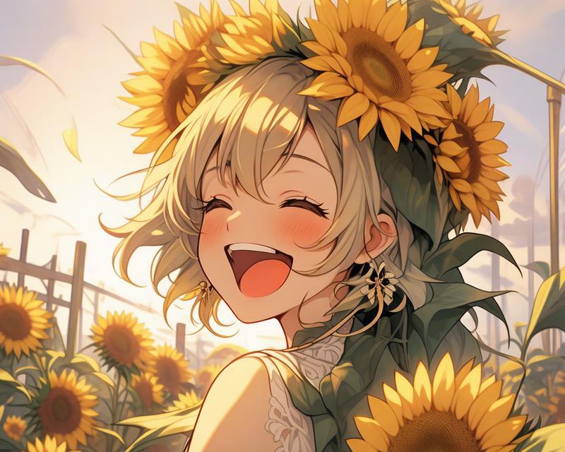 向日葵花语送给小女孩有何寓意？
