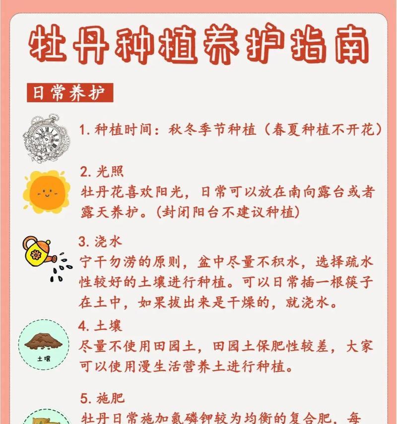 牡丹花只长叶不开花的可能原因是什么？