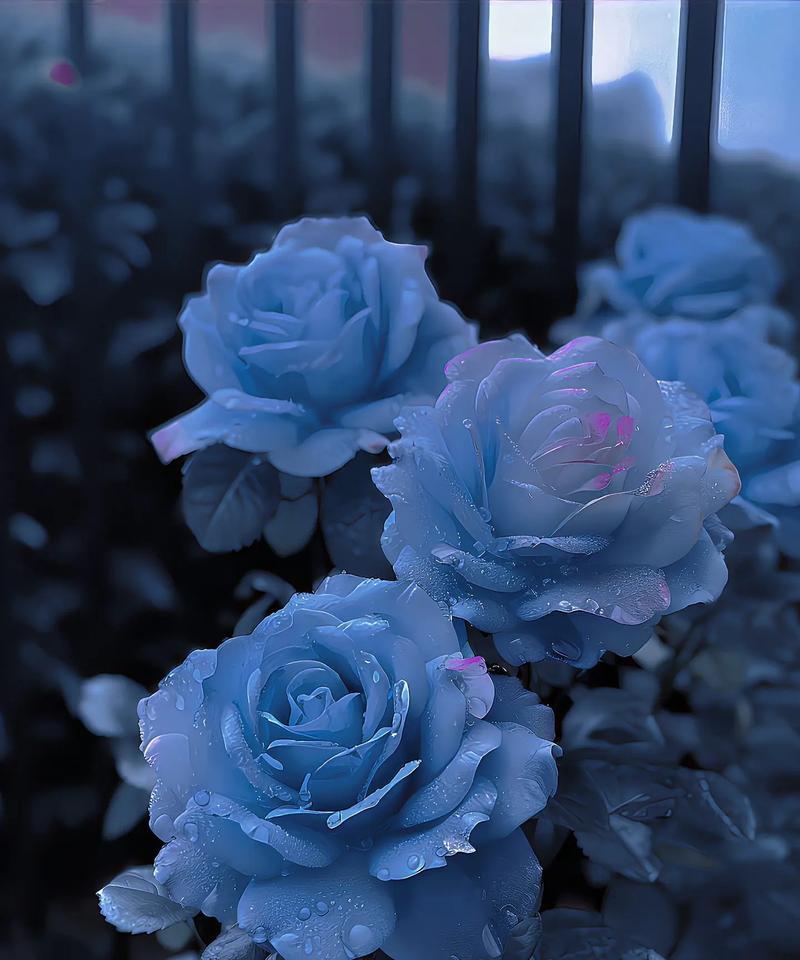 冰蓝色玫瑰花的花语是什么？