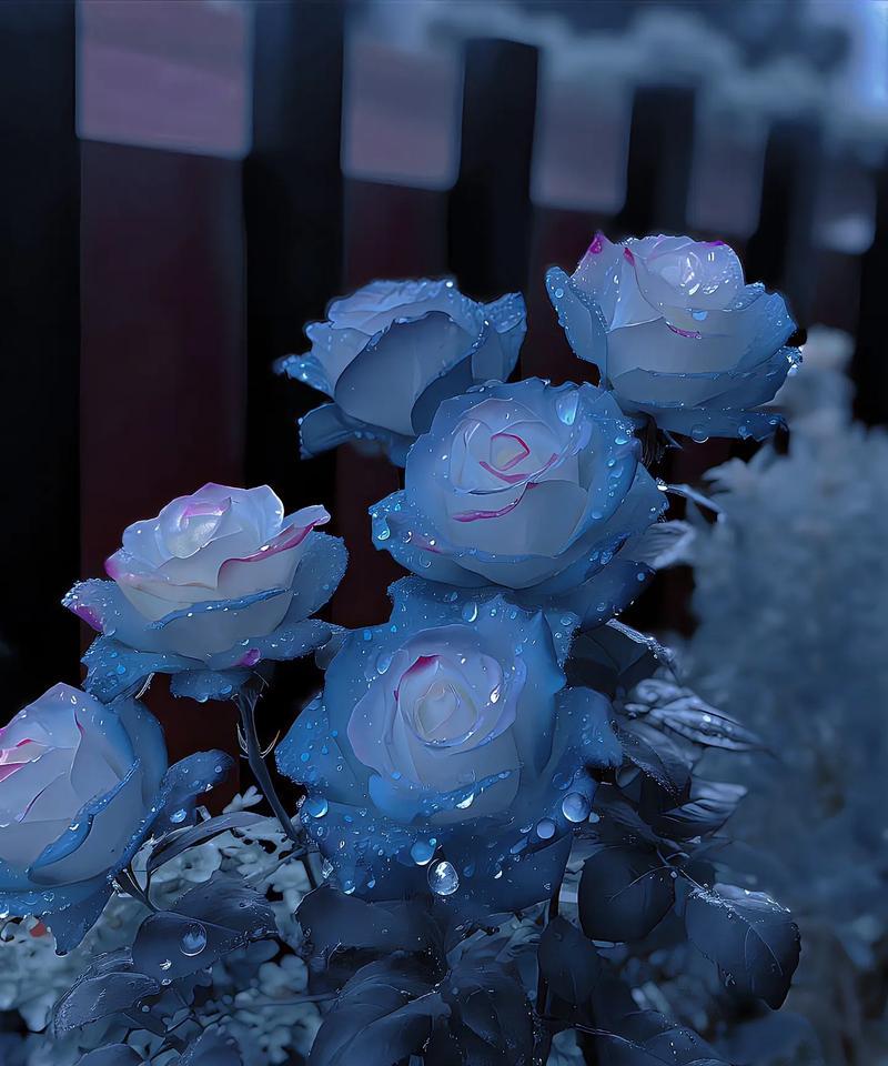冰蓝色玫瑰花的花语是什么？