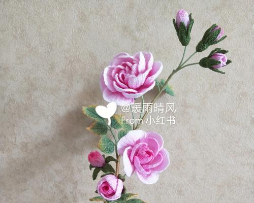 玫瑰花叶子钩编织的方法有哪些？