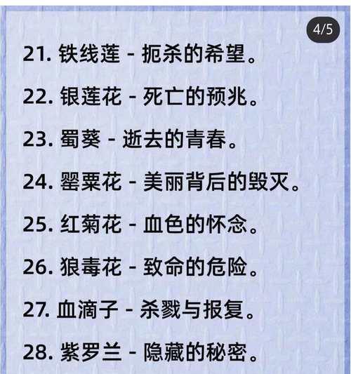 送花给生病的人有何特别的花语？
