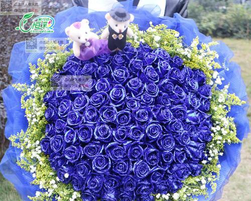 蓝色玫瑰花99朵的含义是什么？