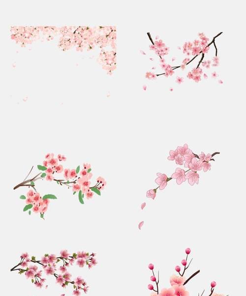 桃花素材花瓣怎么用？花瓣桃花的创意应用！