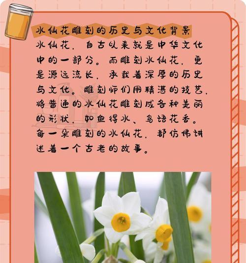 水仙花雕刻的技巧和注意事项？